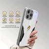 Sleek Gold Dragon Electroplated Silver Phone Case For iPhone 17Air 17 16 15 14 13 12 11 Pro Max Plus 16E XR 7 8 Xs Glass Cover