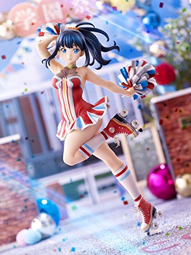 QuesQ SSSS.GRIDMAN Takara Rikka Cheerleader Style 1/7 Scale PVC Painted Complete Figure