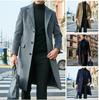 Men's Thick Woolen Coat - Japanese Korean Casual Fashion