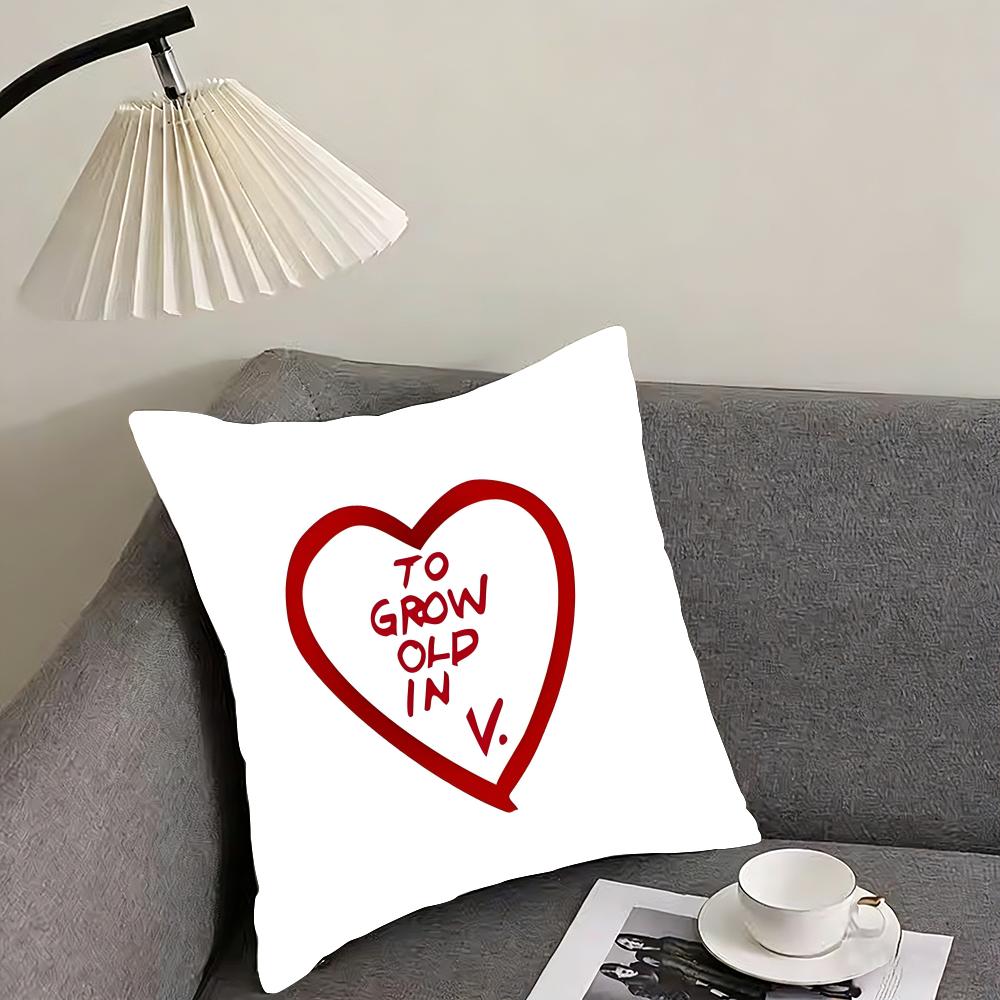 To Grow Old In Wandavision Cushion Cover Pillowcase Ultra Soft Skin Friendly Fabric Cloud Like Comfort & Concealed Zipper