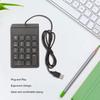 1PCS/2PCS 18 Keys USB Numeric Keypad Easy Installation Mechanical Number Pad  Office
