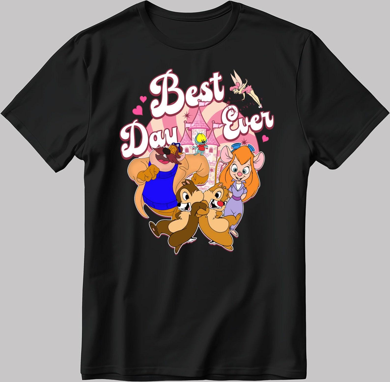 Chip n Dale Rescue Rangers T-Shirt, Day Ever Cartoon Tee C512 M