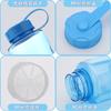 Water bottle plastic cup men's food grade handle large capacity sports water cup outdoor tea portable cup