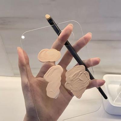 Acrylic Palette Spatula Rod Gel Foundation Eye Shadow Mixing Cream Pigments Stainless Cosmetic Makeup Nail Art Manicure Tool Set