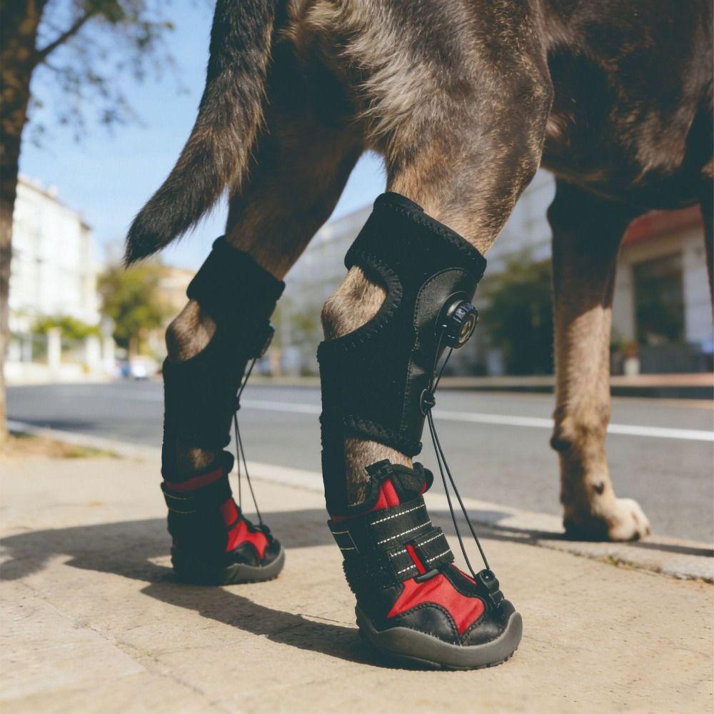 Wear-Resistant Paw Protectors Anti Drop Drops Foot Brace Corrective Dog Shoes  Indoor Use