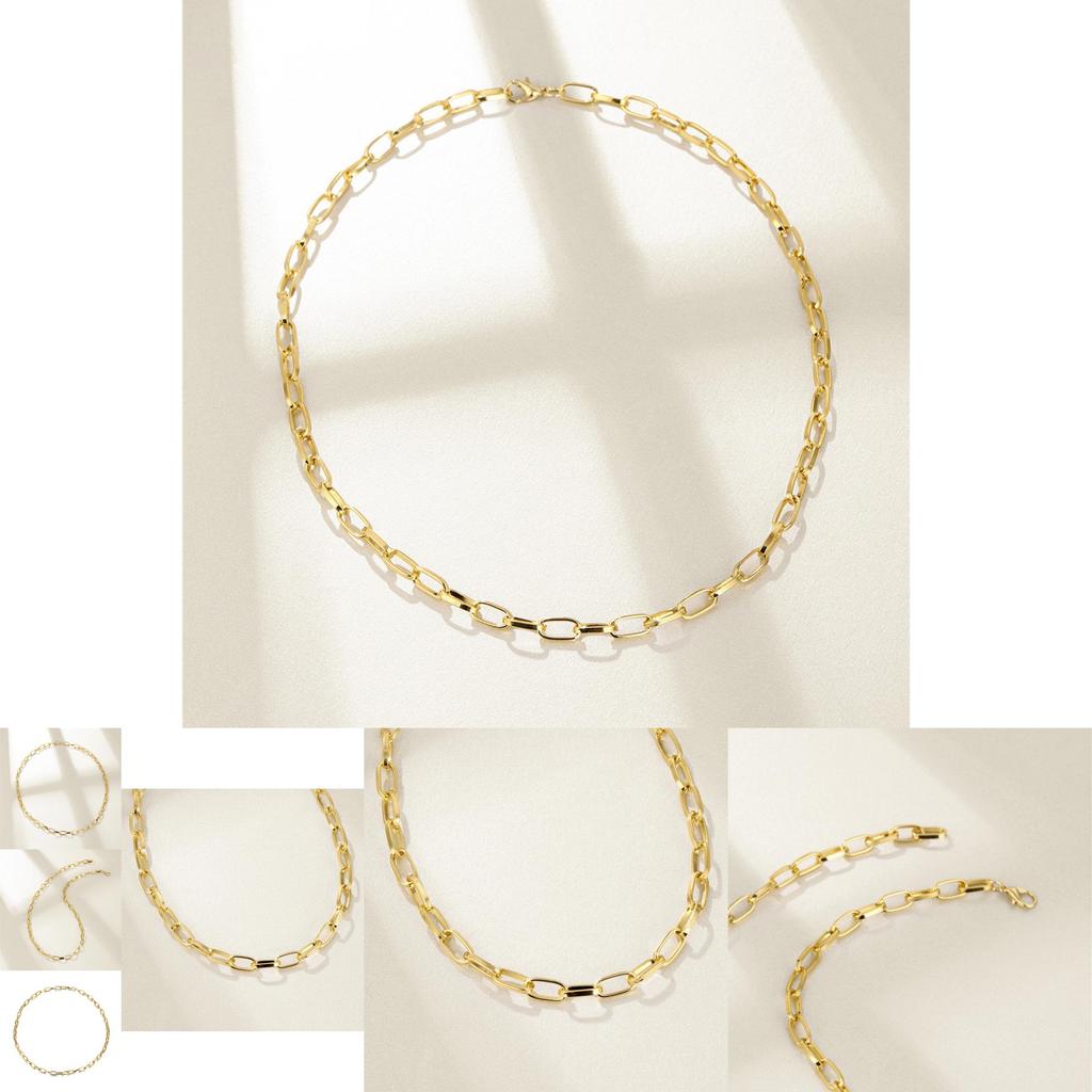 Elegant Women's Chain Necklace With Geometric Design Ideal For Fashion Lovers And Gifts