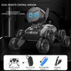 Intelligent induction robot dog eight-wheel stunts remote control car gesture induction toy car boy children's gift