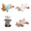 Plush Pencil Case Animal Stationery Pouch Portable Fashion Purse Zipper Closure