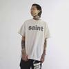 Saint Michael Double-Sided Logo Retro T-Shirt
