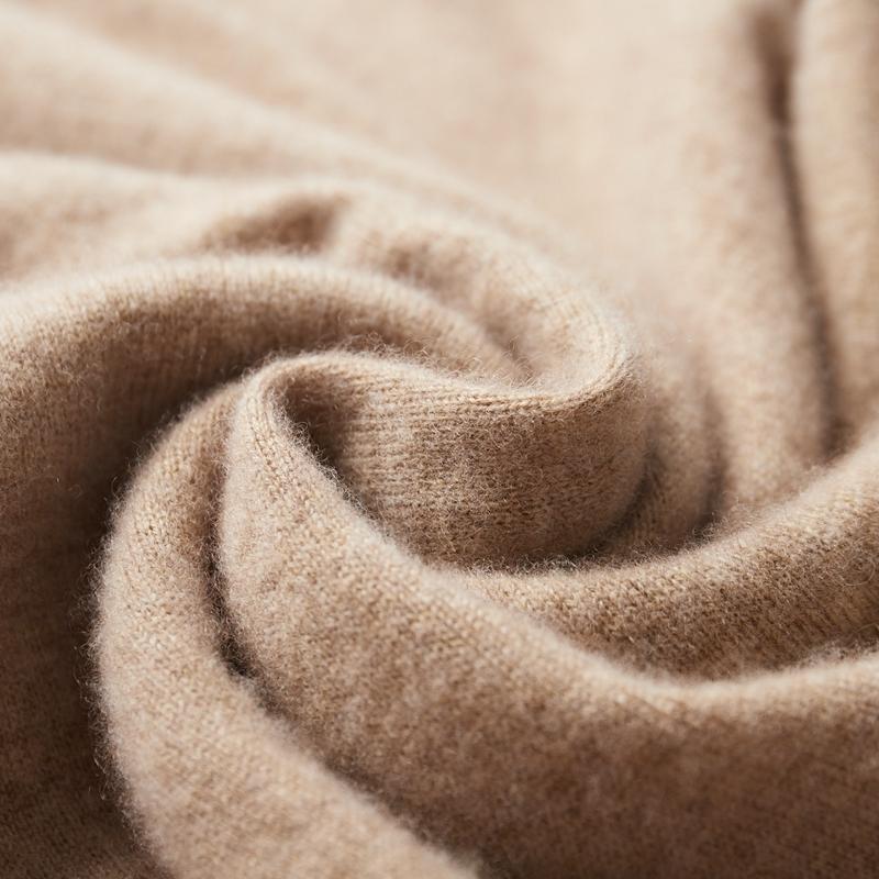 Pánská jednodílná konfekční mikina s kapucí, merino vlna, pletená mikina podzim zima ležérní velký top s dlouhým rukávem