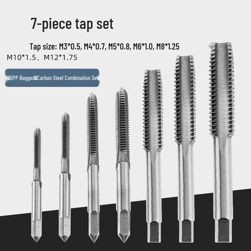 Multi-Spec Tap & Die Set: 12, 20, or 40 Pieces