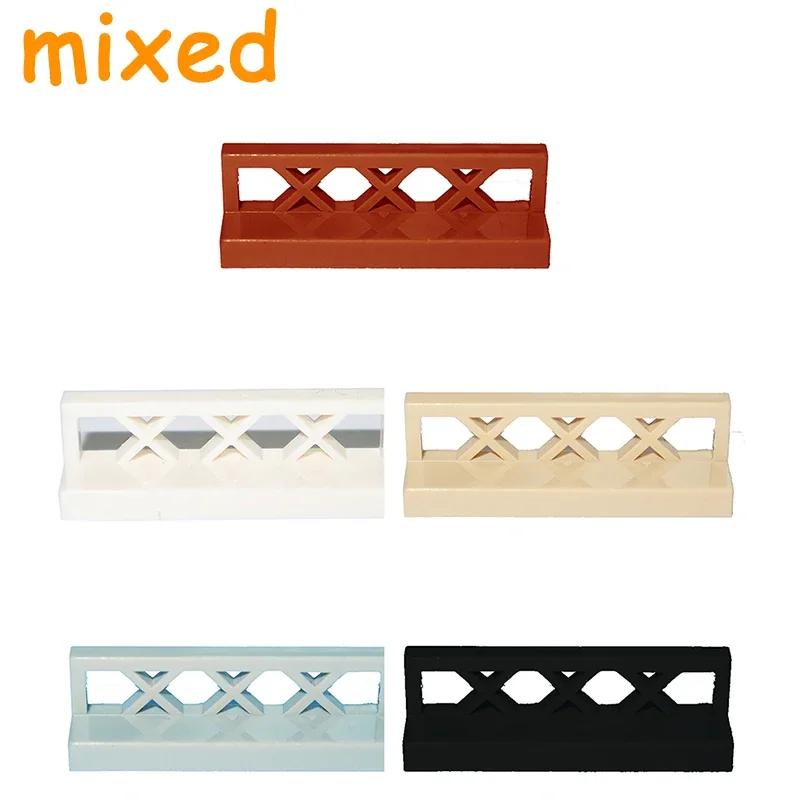 Building Block City Accessories MOC Part Fence Railing Stair Barrier Ladder Guard Bar Castle Garden Farm Military Assemble Brick