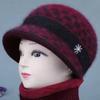 Hat female autumn and winter rabbit plush wool hat plush warm knitted hat cycling cold-proof cap