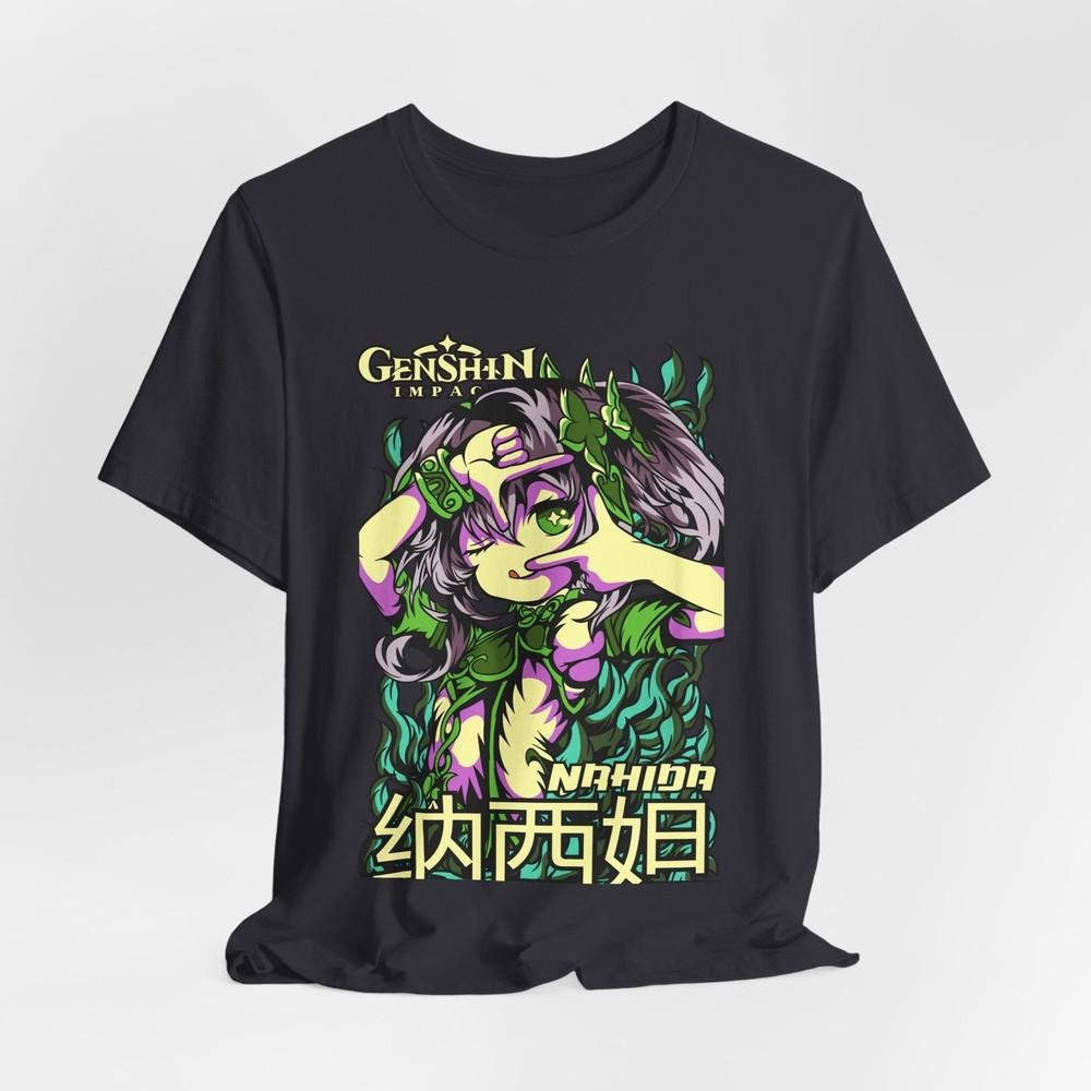 Genshin Impact Inspired Graphic Tee Unisex TShirt for Gamers Anime S