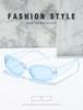 Rectangle Sunglasses Women Luxury Small Frame Glasses for Men Vintage Square Cat Eye Jelly Color Oculos De Sol Feminino