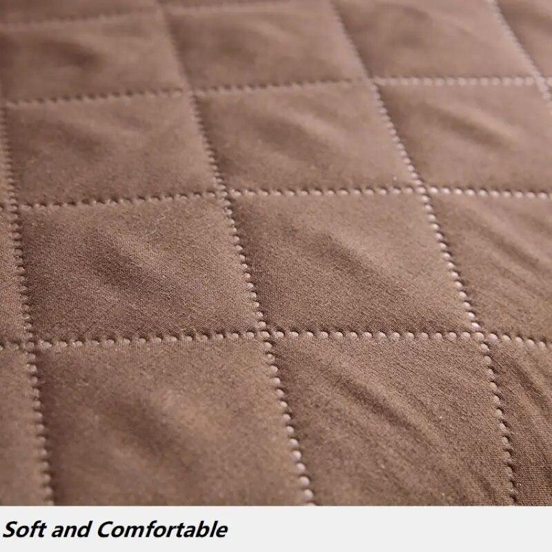 Good Quality Solid Color Soft Sanding Sofa Cover Dog Pets Sofa Towel Anti-slip Dirt-Proof Chair Sofa Protector Cover 1/2/3 Seats