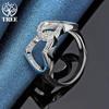 925 Sterling Silber Doppelherz AAA Zirkon Ring Schmuck
