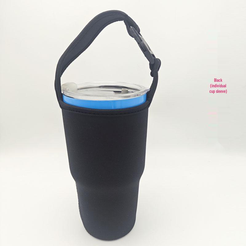 30oz Portable Insulated Ice Bucket Sleeve - Anti-Fall, Heat & Scratch-Proof, Diving Material Cup Bag.