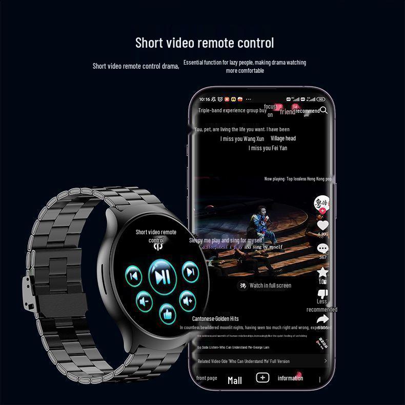 Planet Series Smartwatch: Multifunctional Bluetooth with NFC, Sports Health, Payment, Call & Voice Assistant