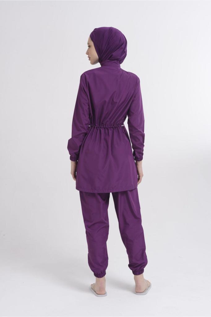 Muslimischer bescheidener islamischer Burkini-Strand-Schwimmanzug für Damen, Bademode, Hijab, Strandmode, Badeanzug 