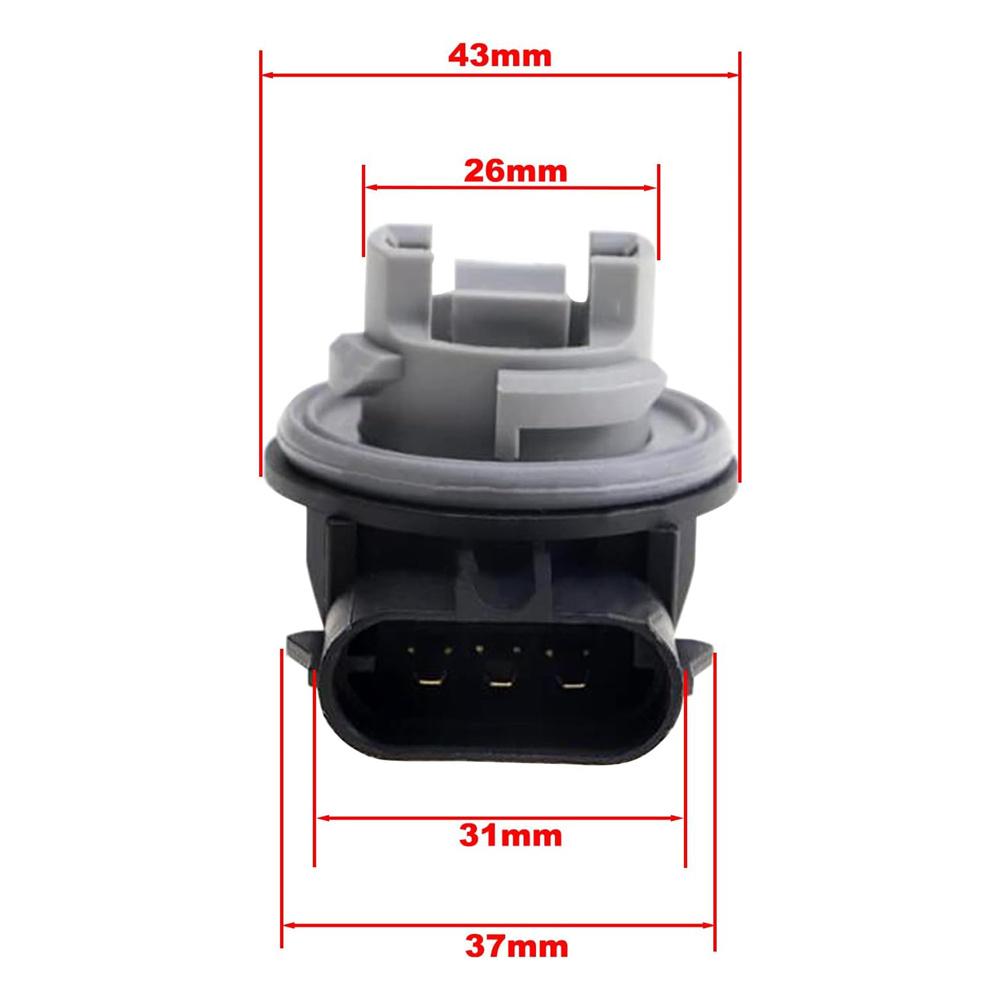 Front Headlight Parking Turn Signal Bulb Plug Sockets 3157 For Ford F17B13411AB F1TZ-13411-F