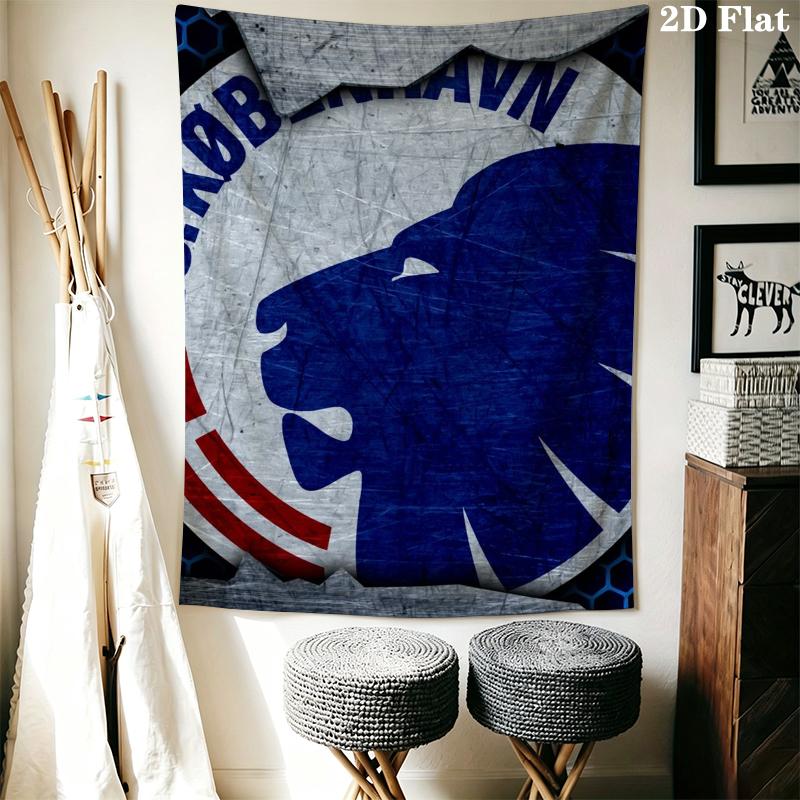 F.C. Copenhagen Wall Tapestry Aesthetic Wall Hanging Printed Fabric Blanket Decorative Tapestries for Bedroom Living Room Home Decor