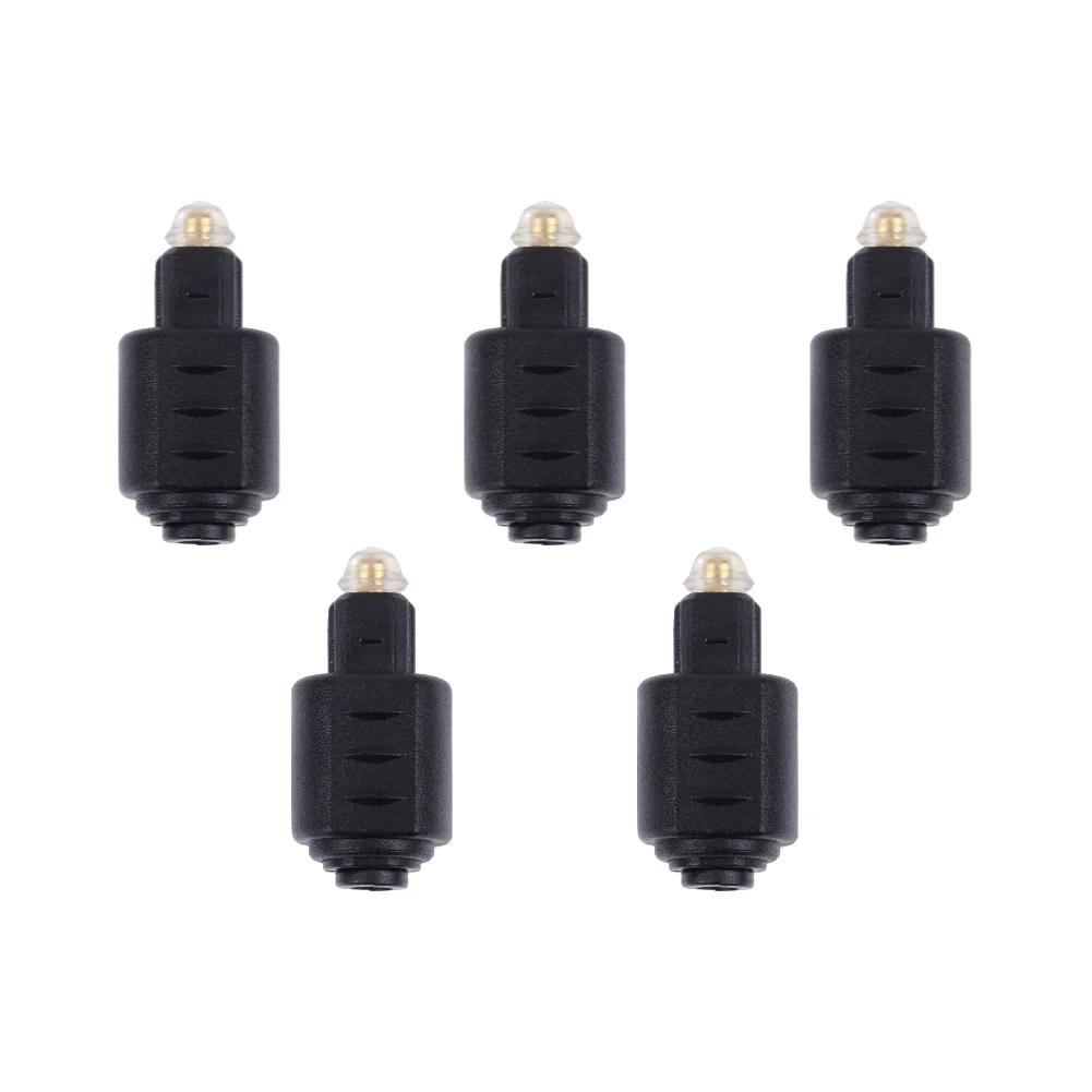 Toslink Male To Mini 3.5mm Toslink Female Optical Fiber Adapter No Signal Loss Optic Adapter Audio Connector Accessories