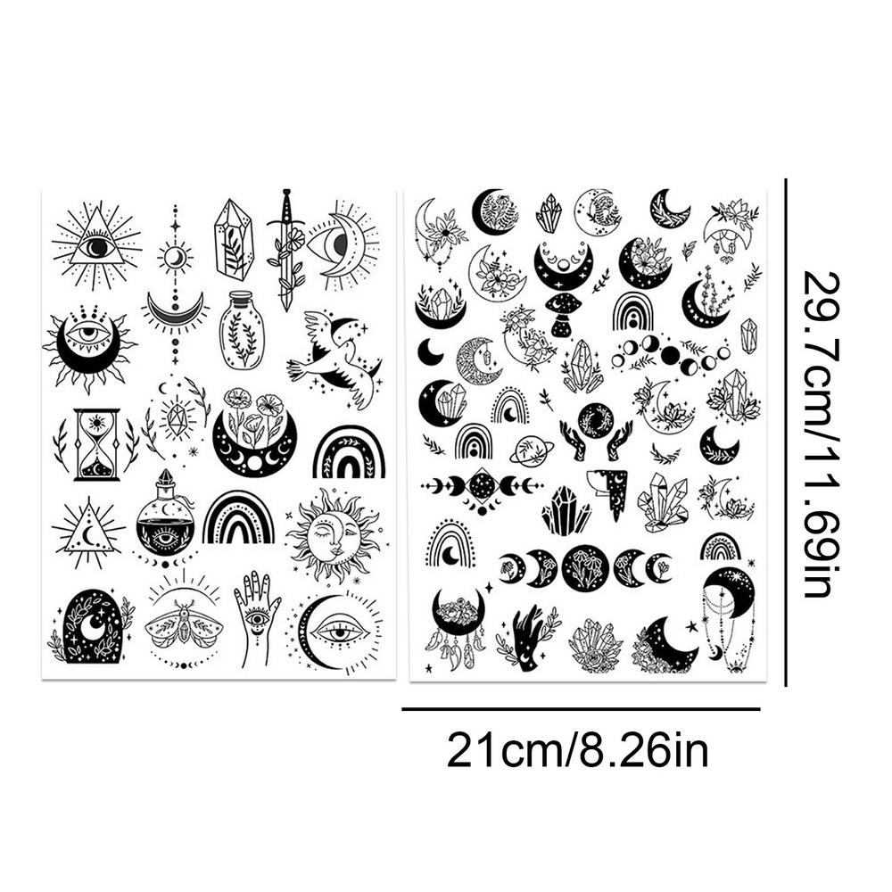 Bohemian pattern Water Soluble Stabilizer DI Y handmade crafts Embroidery Stick And Stitch Embroidery Paper accessories