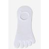 Women's Spring and Summer Thin Mesh Boat Socks, Antibacterial and Anti-infection Five-finger Socks, Boneless Invisible Cotton Socks