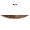 6 Light Elegant Ceiling Flushmount Light Pendant Mid Century Modern Raw Brass