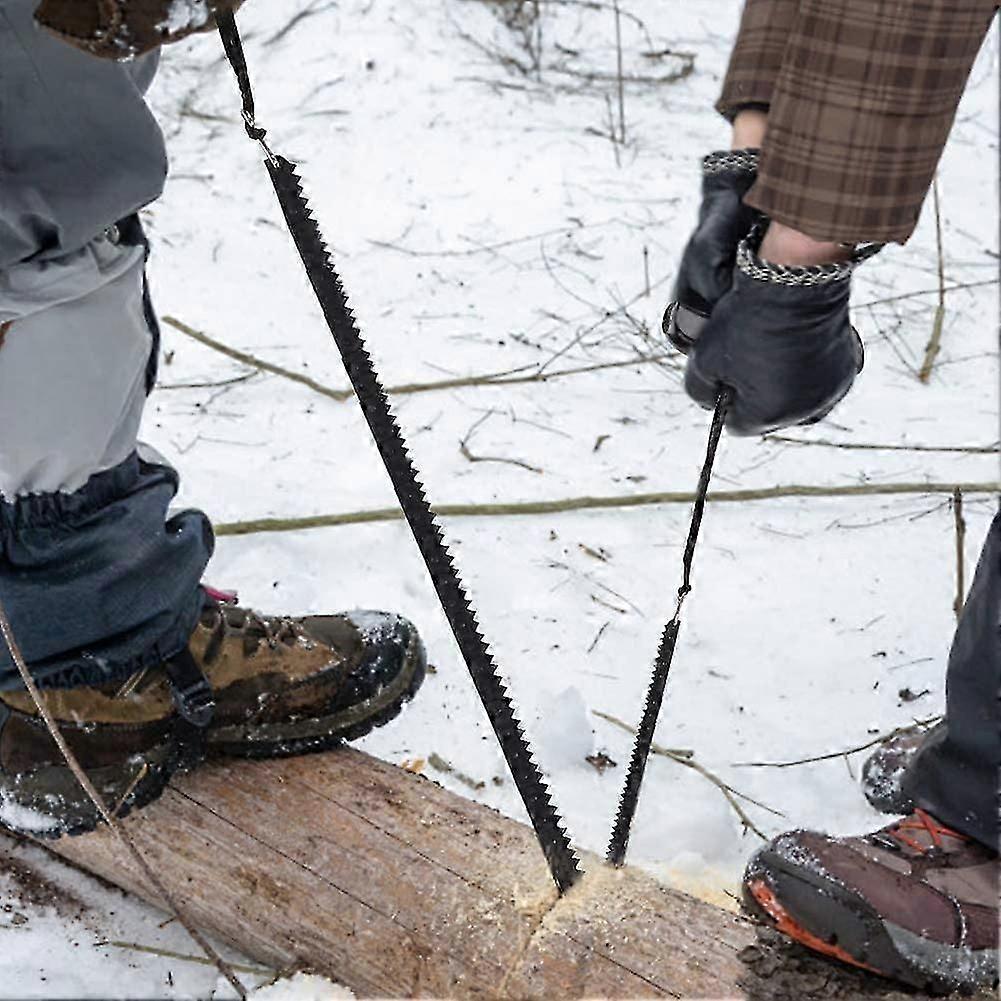 Camping Taschen Kettensäge Taschenkettensäge Handsäge mit Stahlgriffen Klingenwechsel für Überlebensausrüstung, Camping, Jagd