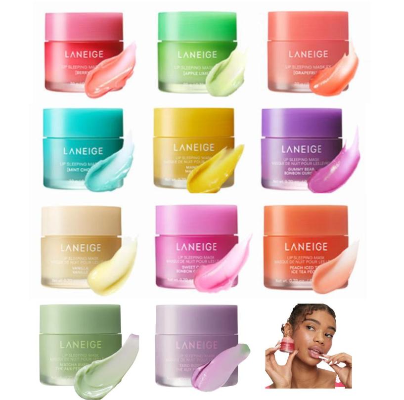 Laneige Lip Sleeping Mask 20g – Moisturizing Overnight Lip Balm in 11 Flavors