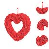 Valentines Day Wreath Heart Wall Decoration Fashion Valentine Wreath Door Wreath for Wedding Holiday Party Patio Living Room