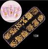Multicolor Rhinestone Faux Pearl Glitter Nail Art Sequins Flake Manicure Decor