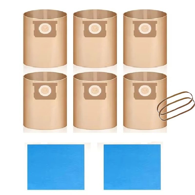 

AEE2-19-3100 Bags For Shop Vac 5-6 Gallon Wet/Dry Vacuums Disposable Dust Bags Reusable Filter 19-1500 Combo