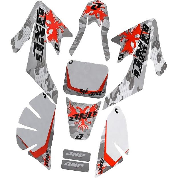 Complete Graphics Decals Stickers Kit for CRF50 XR50 CRF 50 XR 50 Plastics Fairing SDG SSR 107 110 125CC Thumpstar Atomik Dirt Pit Bikes Motorcycle