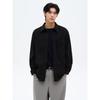 8Seconds Wool-Like Hairy Oversized Shacket Black