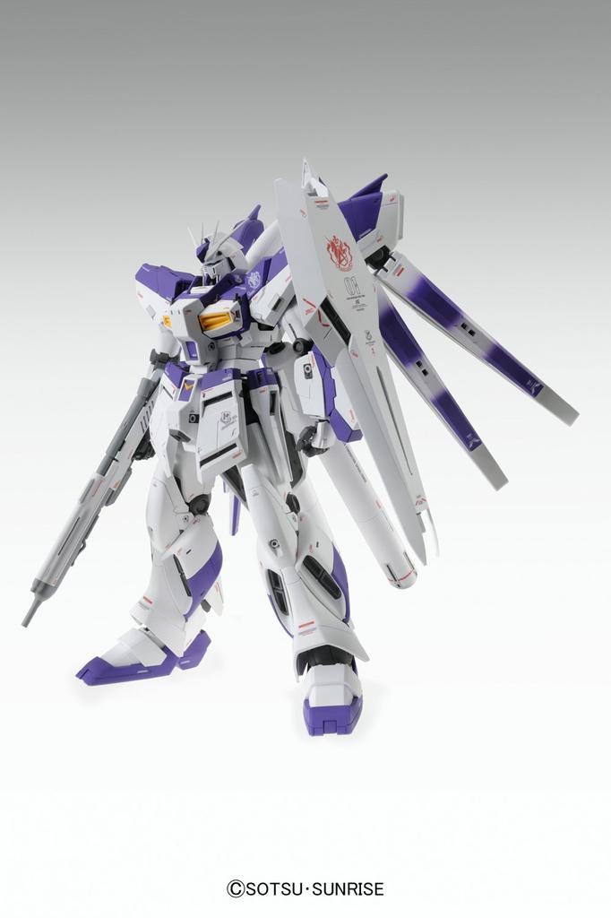 BANDAI SPIRITS MG Mobile Suit Gundam Char's Counterattack Belt-Chika Children Hi-Nu Gundam Ver.Ka 1/100 Scale Pre-painted Plastic Model Kit