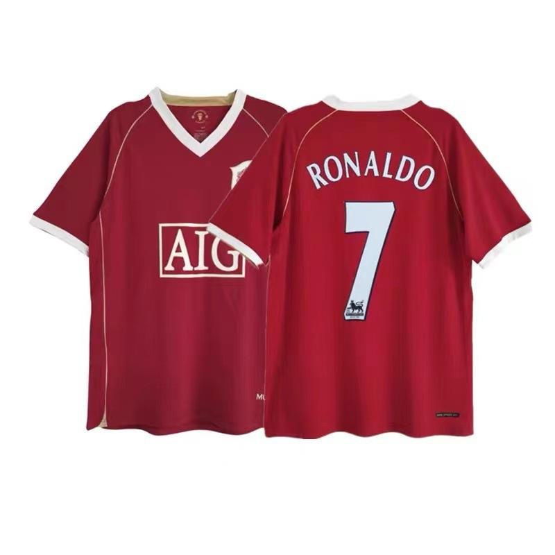 Vintage jersey 0607AC Milan No. 22 Kaka national team Brazil France Portugal short-sleeved home and away jersey