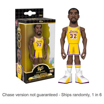 NBA-legender: Magic Johnson 5" Vinyl Gold Chase leveres 1 i 6