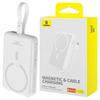 Magnetic Power Bank Baseus Magnetic Mini 10000mAh, USB-C 30W Magsafe (White)