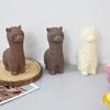 Cute Alpacas Molds Table Ornament Mould Plasters Making Tool Easily To Clean