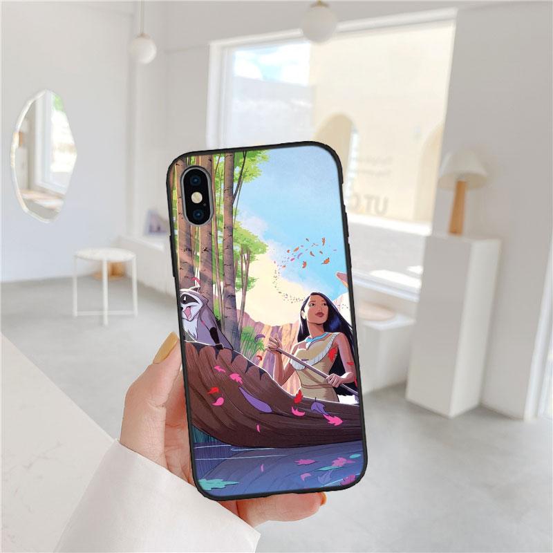 CJ41 Disney Pocahontas Soft Shell Phone Case for Redmi Note 10 11 12 Pro Max 10S 10C 10T 11A 11S 12S 12C