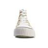 LINE FRIENDS x Li Ning Comfortable Abrasion Resistant Coverage High top Canvas Shoes Women's Yellow AGCQ594-1