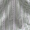 Green Stripe Jacquard Fabric - Polyester Cotton Blend for Women's Dresses & Shirts