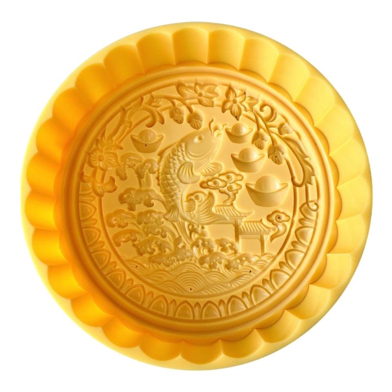 Hand Pressed Mooncakes Mould Large Traditional Festival Treats Mold Dessert Mold Kitchen Tool for Baking Enthusiasts