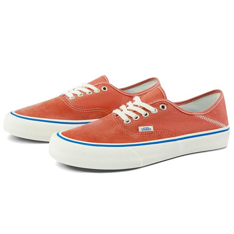 Vans Authentic Sf Shock Absorbing Durable Lightweight Breathable Low Top Skate Shoes Unisex Sneakers Orange White VN0A3MU64UH