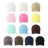 Customizable Baseball Caps, Children's Popular Six-piece Washed Solid Color Light Board Cap, Advertising Hat