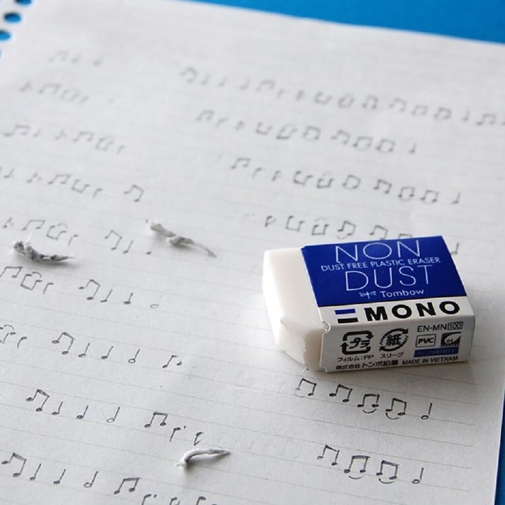 Tombow MONO Radiergummi Staubfrei 20er-Pack (Klumpfreie Radiergummireste) EN-MN-20P