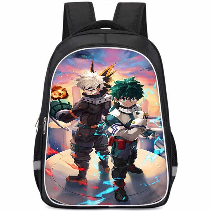 My Hero Academia Large Capacity Lightweight Oxford Fabric Backpack For Kids